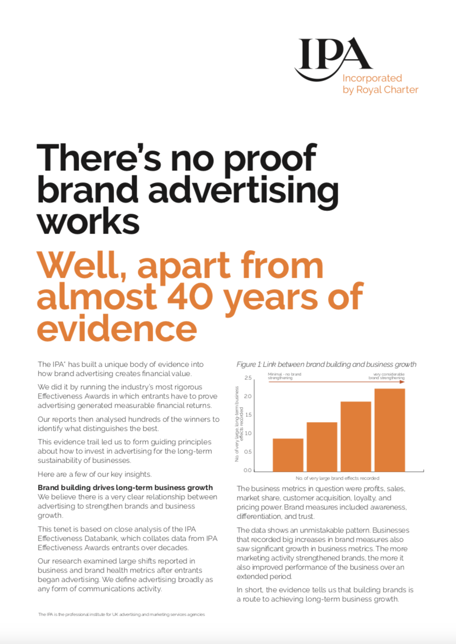 IPA-How brand building works-Advertising-Associates-Agency